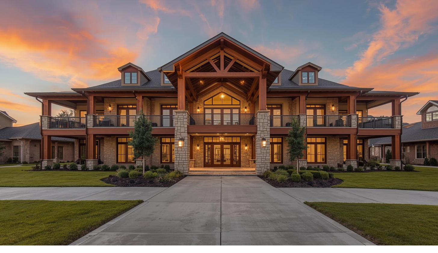 Waterfront community boardwalk in Greater Houston